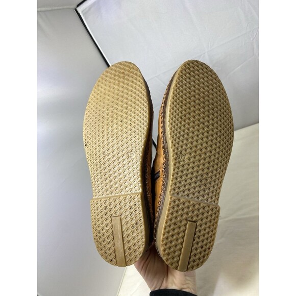 Spring Step Pomeroy Shoes Women's 6 Leather Ankle Booties Flat Moccasin Black - Picture 4 of 11